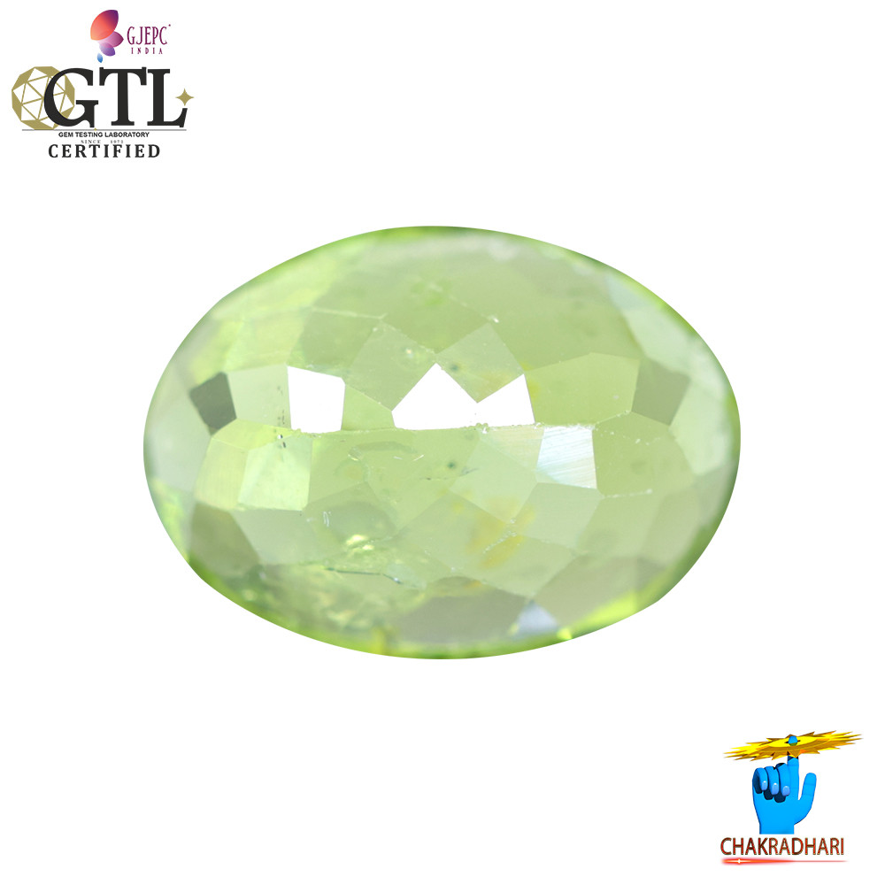 738 Carats Peridot Gemstone With Ring Or Pendant -  