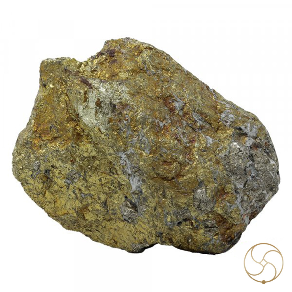 129gm Ayurvedic Golden Pyrite Rock -    