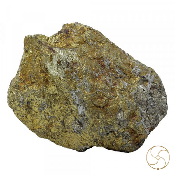 Image of 129gm Ayurvedic Golden Pyrite Rock - आयुर्वेदिक स्वर्ण माक्षिक चट्टान