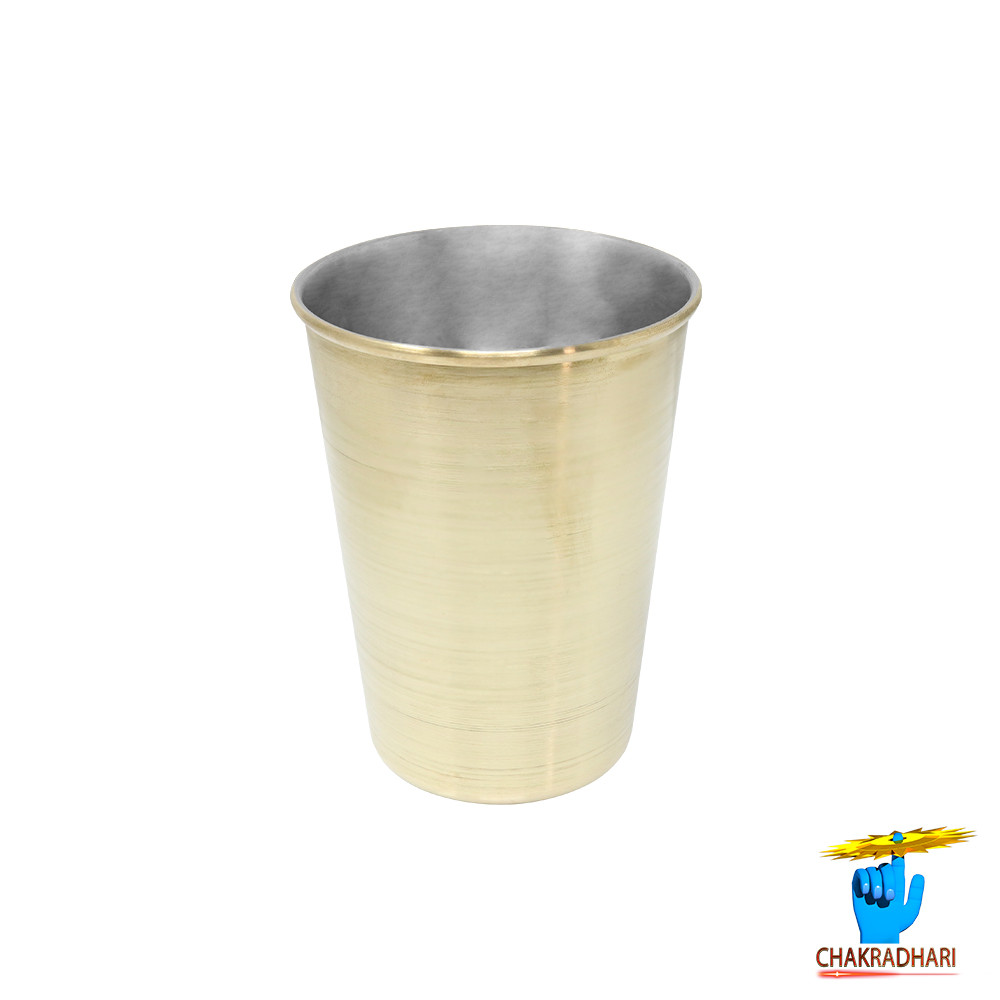 300 ml Ritika Brass Glass -    128 gm