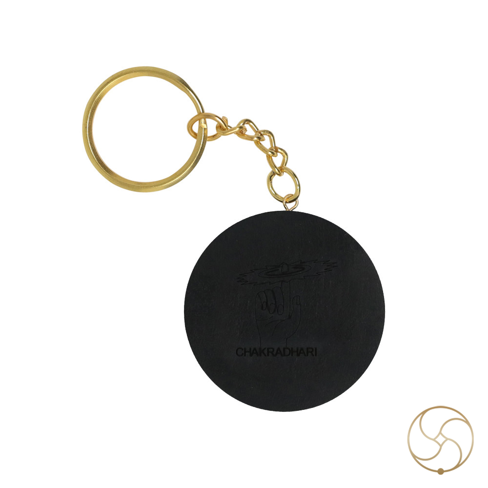 Ebony Divine Rashi Key Chain -