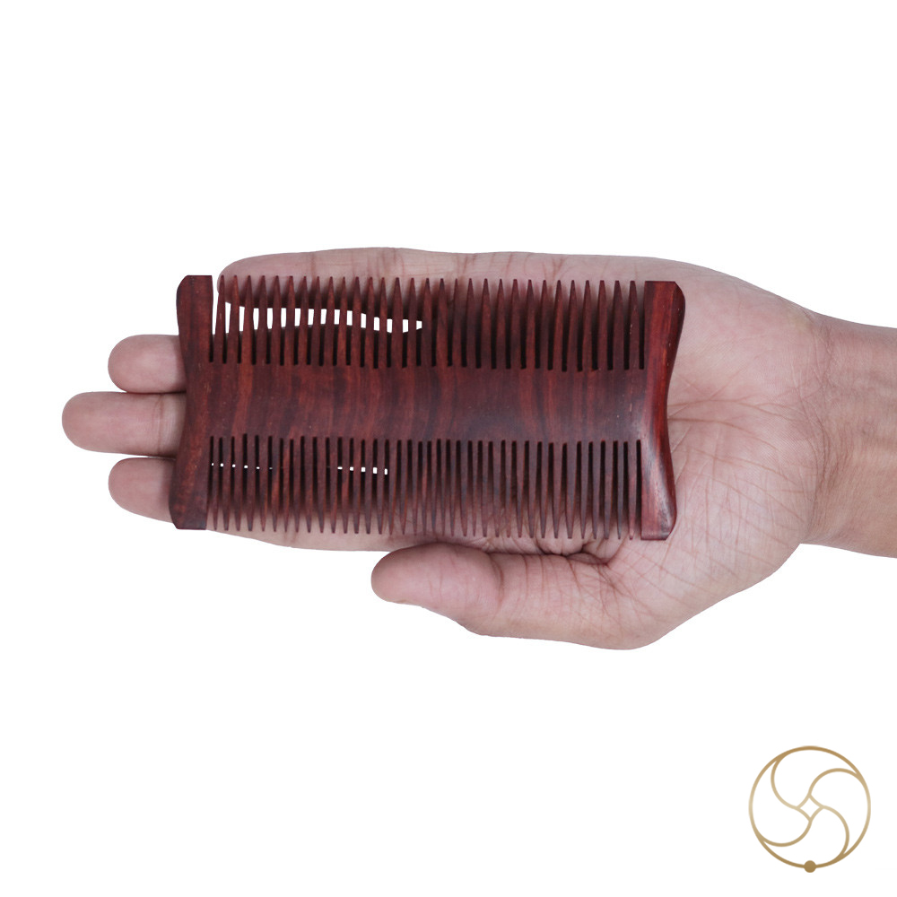 Dual side Red Sandalwood Comb