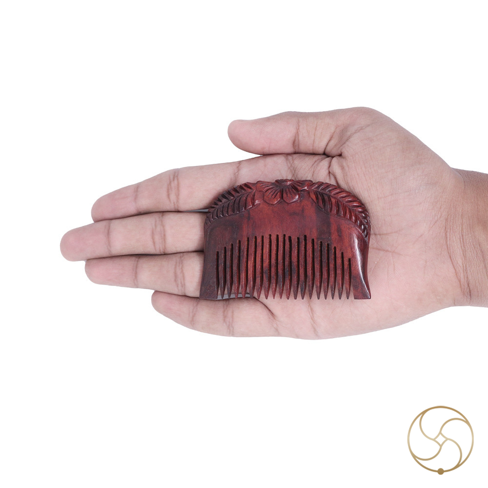 Red Sandalwood Sikh Kangha 75 cm by 54 cm