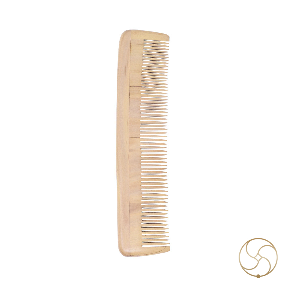 Graceful Long White Sandalwood Comb 17 cm by 48 cm