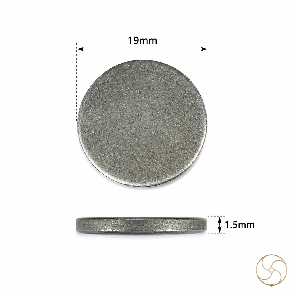 999 Zinc Water Health Small Coins 5 Pieces - 1 Set