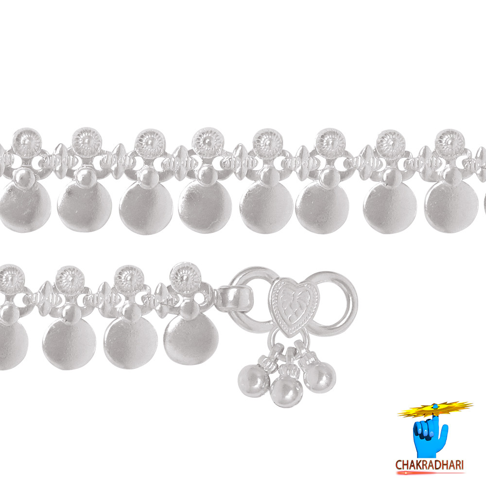 996 Silver Ghoomar Payal -