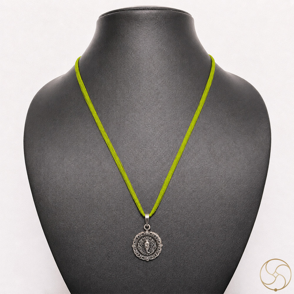 996 Silver Ganesh Ji Pendant