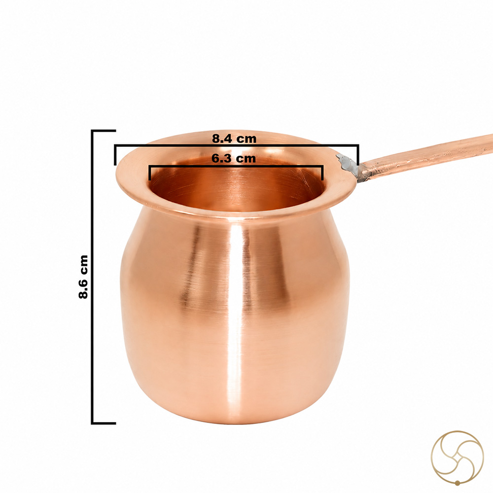 999 Nepaliya Copper Ghanti Lota with Handle - 300ml