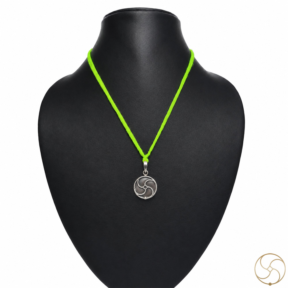 996 Silver Chakradhari Logo Pendant