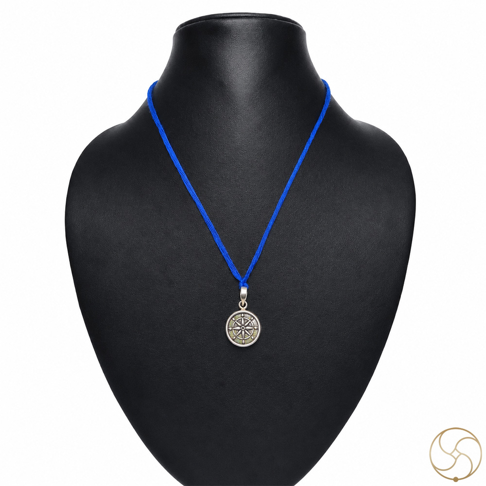 996 Silver Compass Pendant