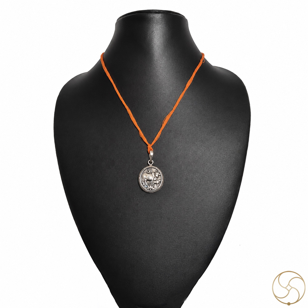 996 Silver Kamadhenu Pendant