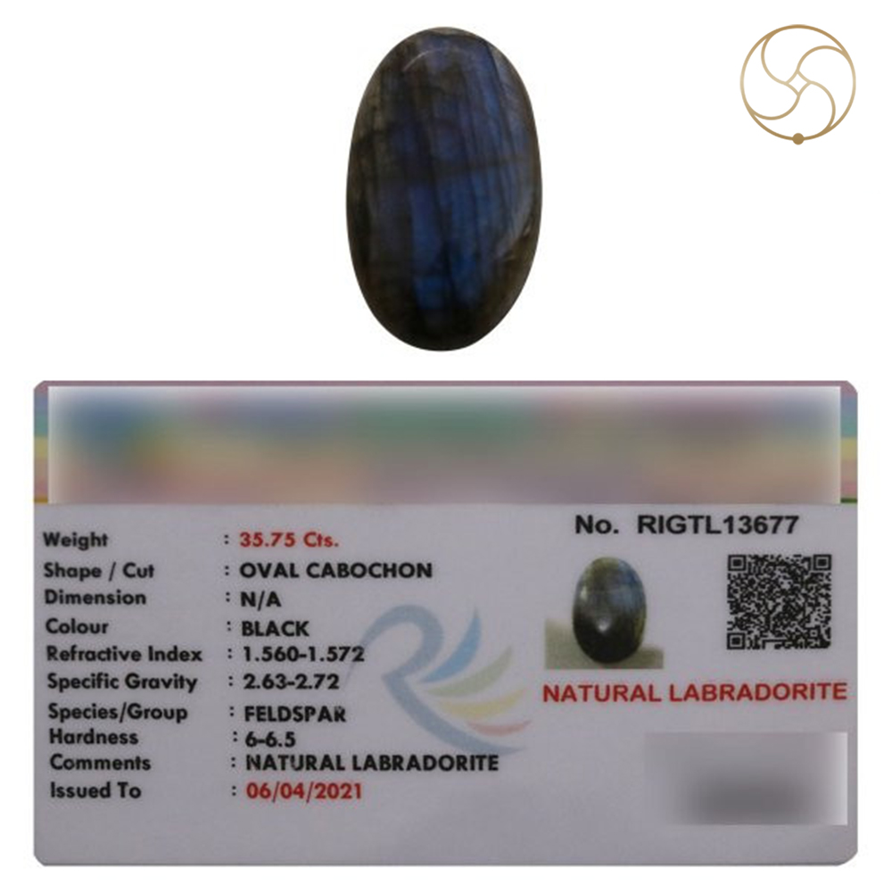3575 Carats Natural Labradorite Gemstone With Silver Pendant -  