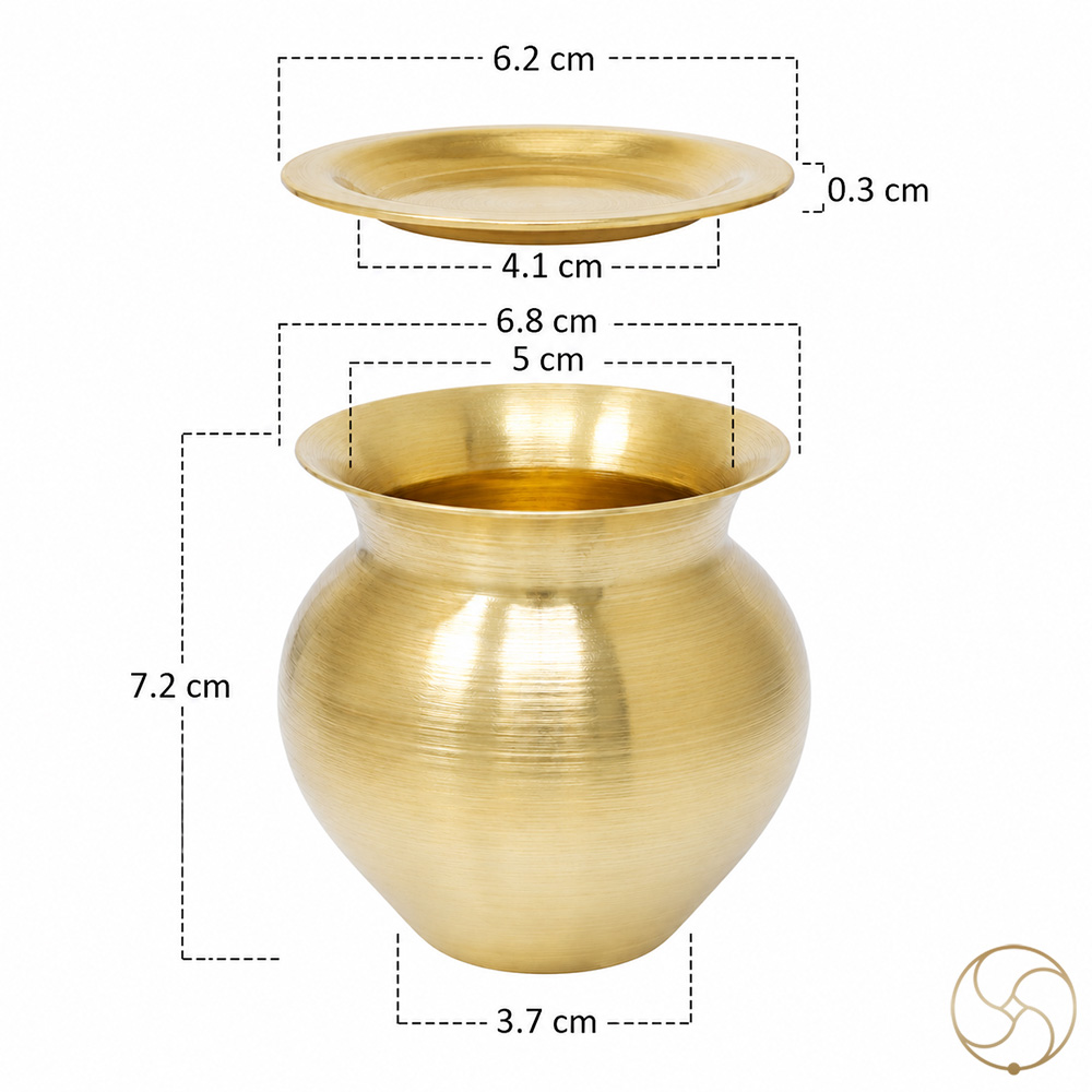 Ritika Brass Samriddhi Lota - 190ml