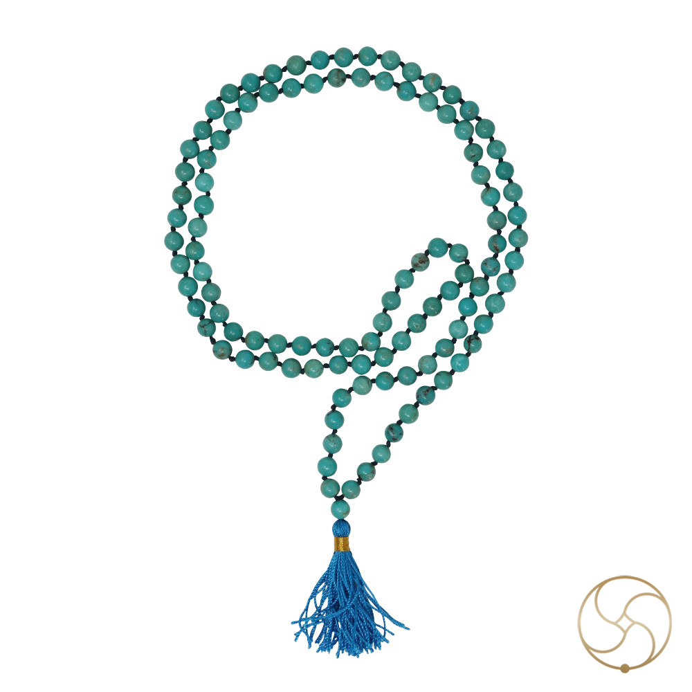 Firoza Mala 108 Plus 1 Beads for Jaap or Wearing 7mm