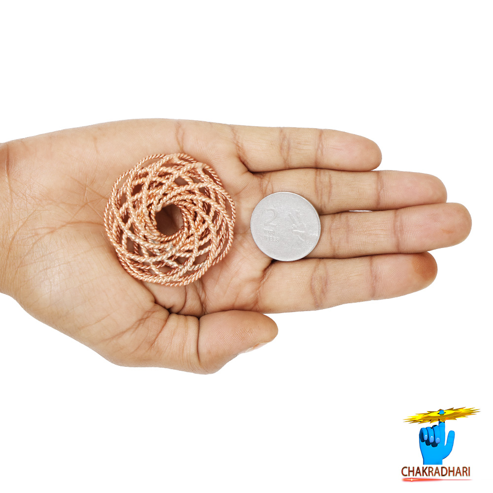 999 Pure Nepaliya Copper Tensor Torus Double Rodin Coil - Double Sided Vortex