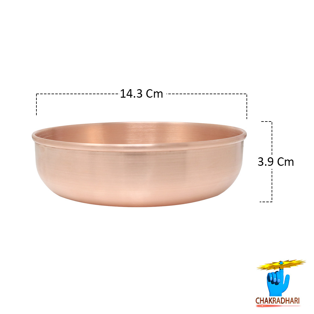 500ml 999 Nepaliya Copper Shri Yantra AbhishekBowl 250gm -