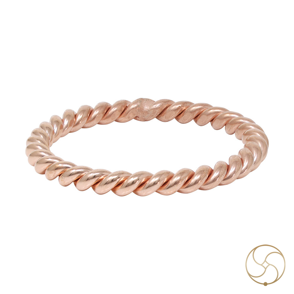 999 Nepaliya Copper Tensor  45 Bangle For Female With Joint -    45     
