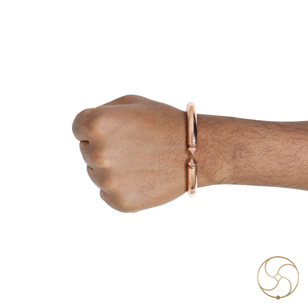 Nepaliya Copper Ghumti Bangle for Men