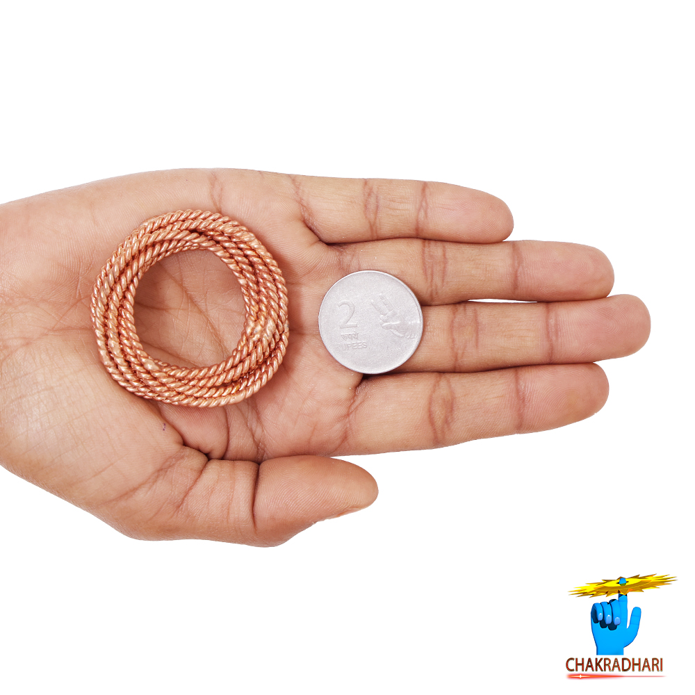 999 Pure Nepaliya Copper Tensor Torus Coil for Glass or Pocket