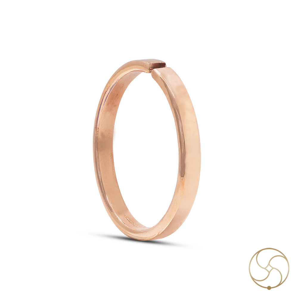 999 Nepaliya Copper Ladies  Flat  Bangle       55gm