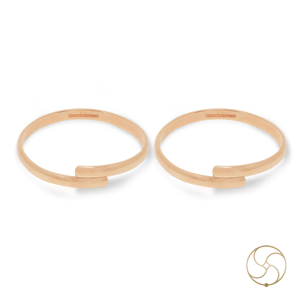 Nepaliya Copper Kids Bangle Pair 6 months to 3 years