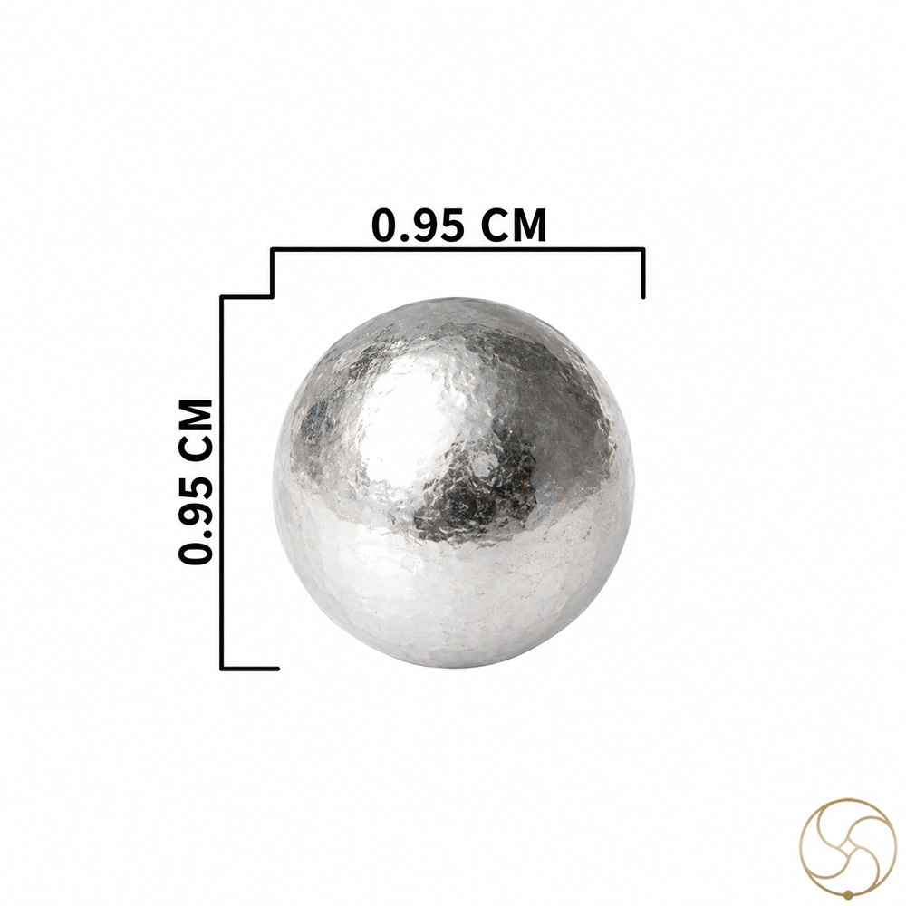 999 Pure Silver Solid Balls 5 Piece