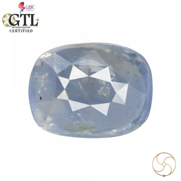 Image of 05.45 Carats Pitambari Blue Sapphire With Ring Or Pendant (Srilanka)  - पीताम्बरी नीलम रत्न