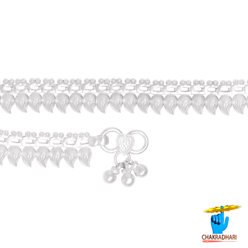 996  Silver Kacchi Kairi Payal -    