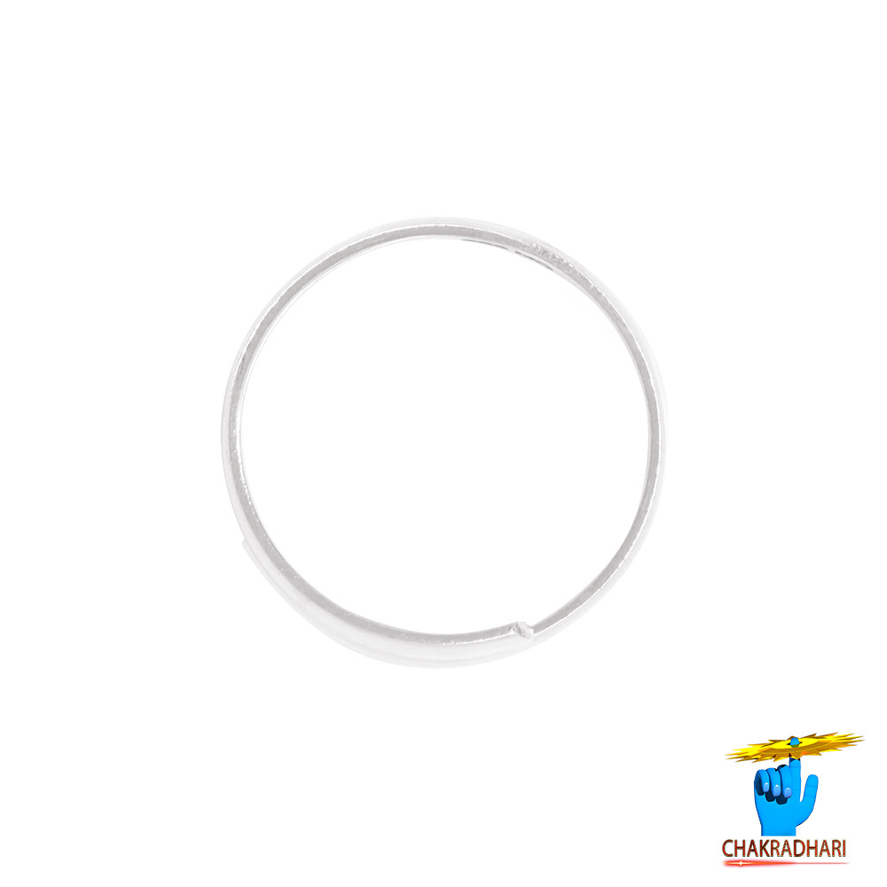 999 Silver Ring For Leg Thumb Toe Pair Set Of 2 Rings For MaleFemale - 11gm