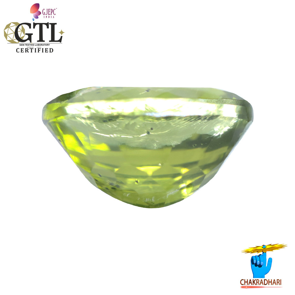616 Carats Peridot Gemstone With Ring Or Pendant -  