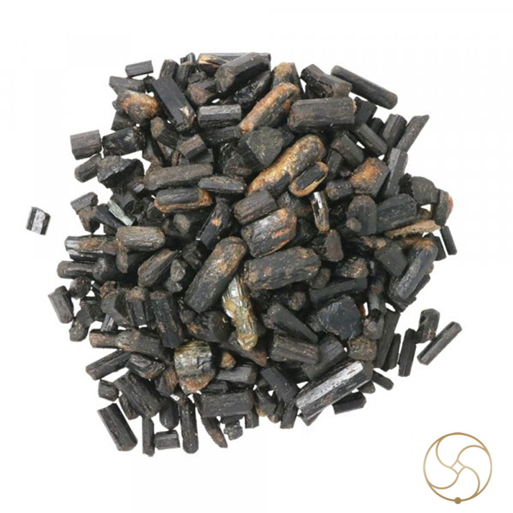 Rough Black Tourmaline Rock 100gm - 100gm