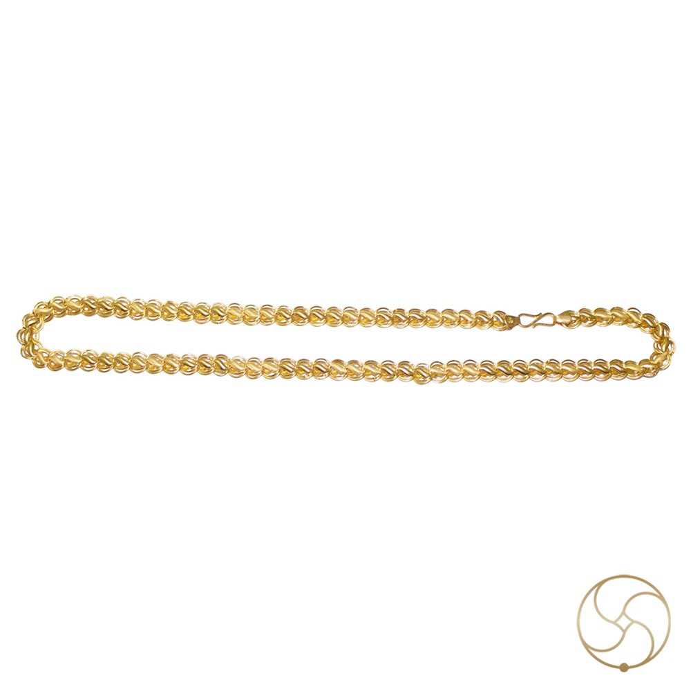 BIS Hallmark 22K Kamal Design Gold Chain - 22      12gm