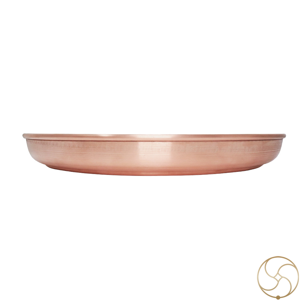 999  Nepaliya Copper Pooja Thali 500gm -    