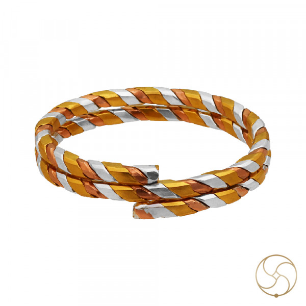 Image of 3 Metal Bangle With 99.9% Purity (Gold-70gm,Silver-41gm,Copper-38gm)