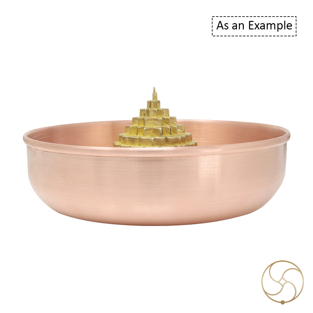 500ml 999 Nepaliya Copper Shri Yantra AbhishekBowl 250gm -