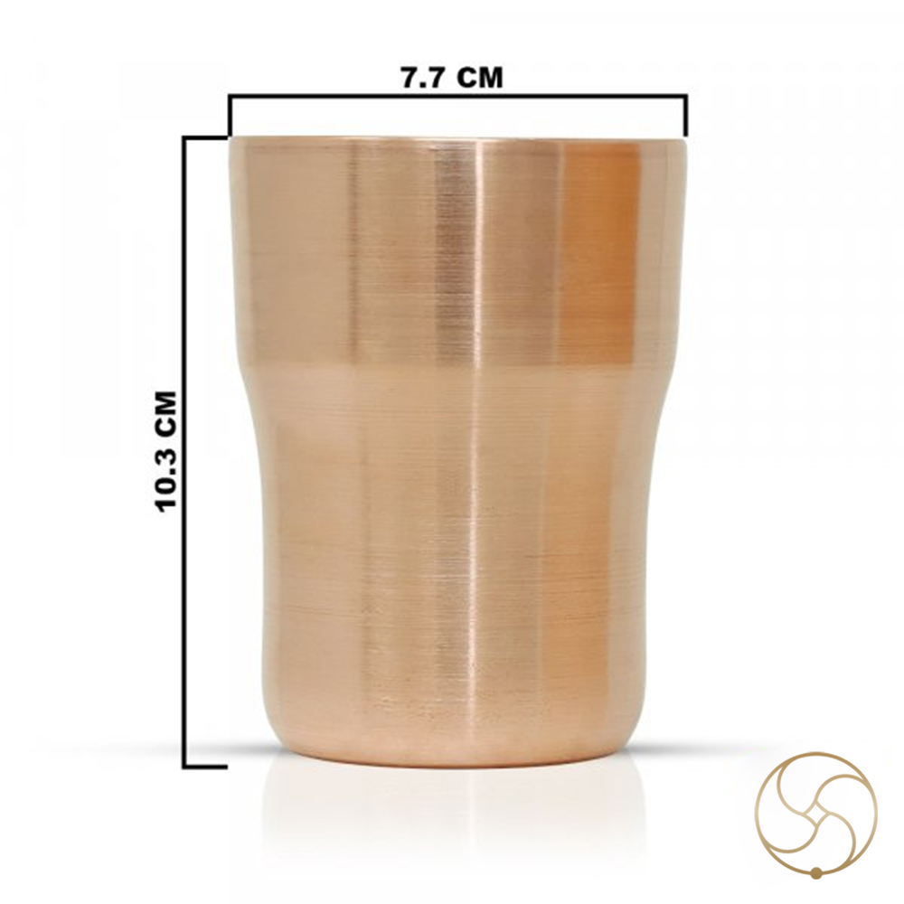 300ml 999 Nepaliya Copper Glass 383gm -   