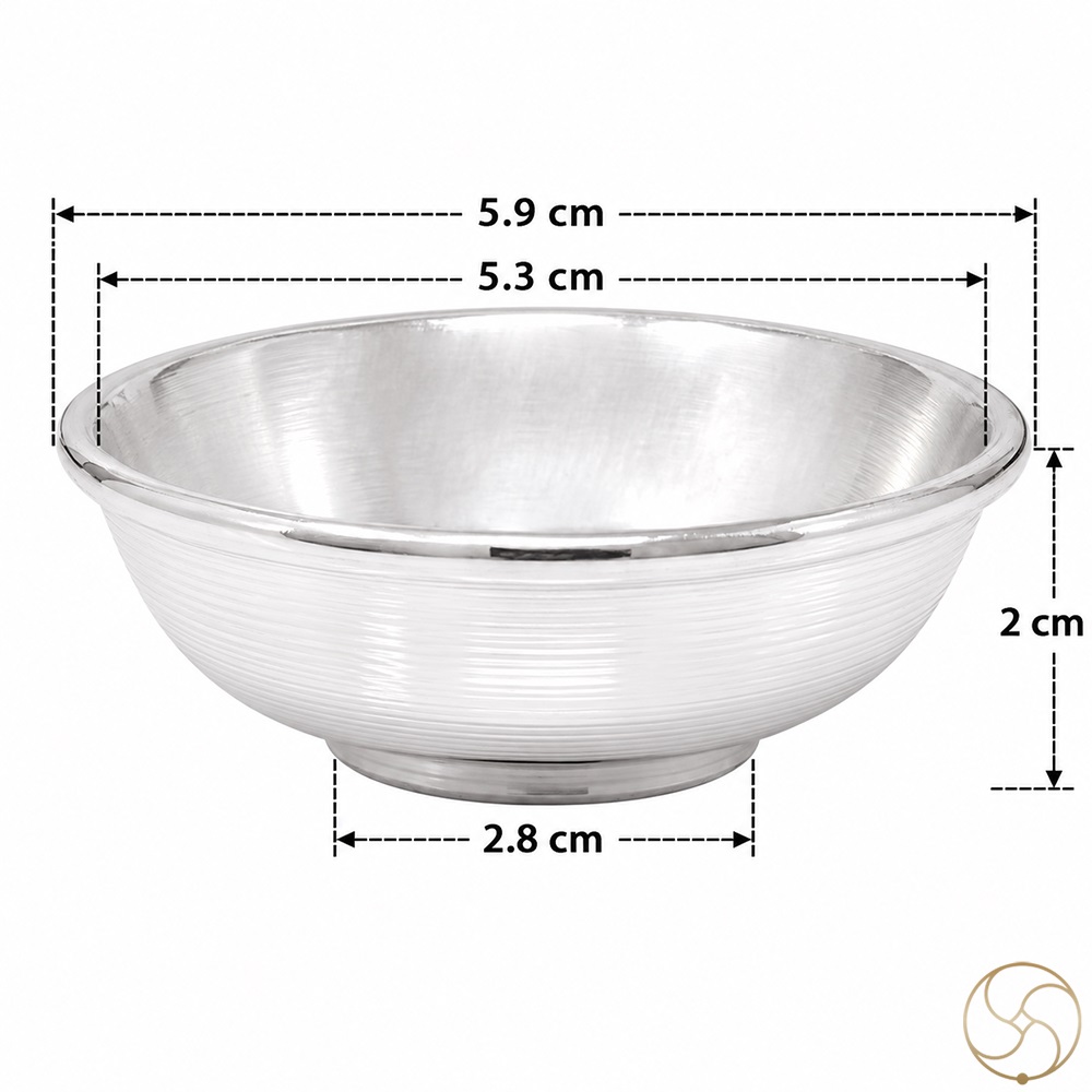 999 Silver Sundar Sukshm Katori