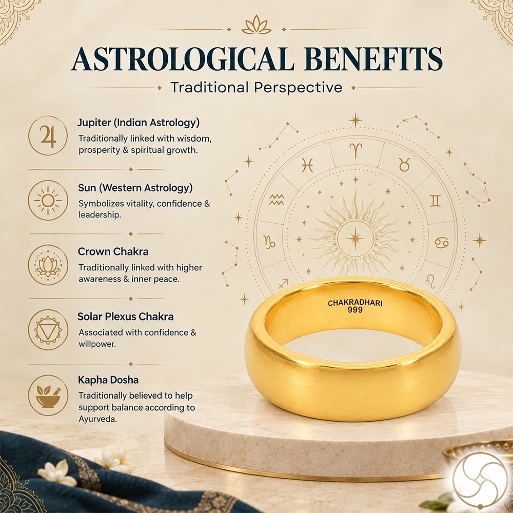 999 Gold Lathe Ring