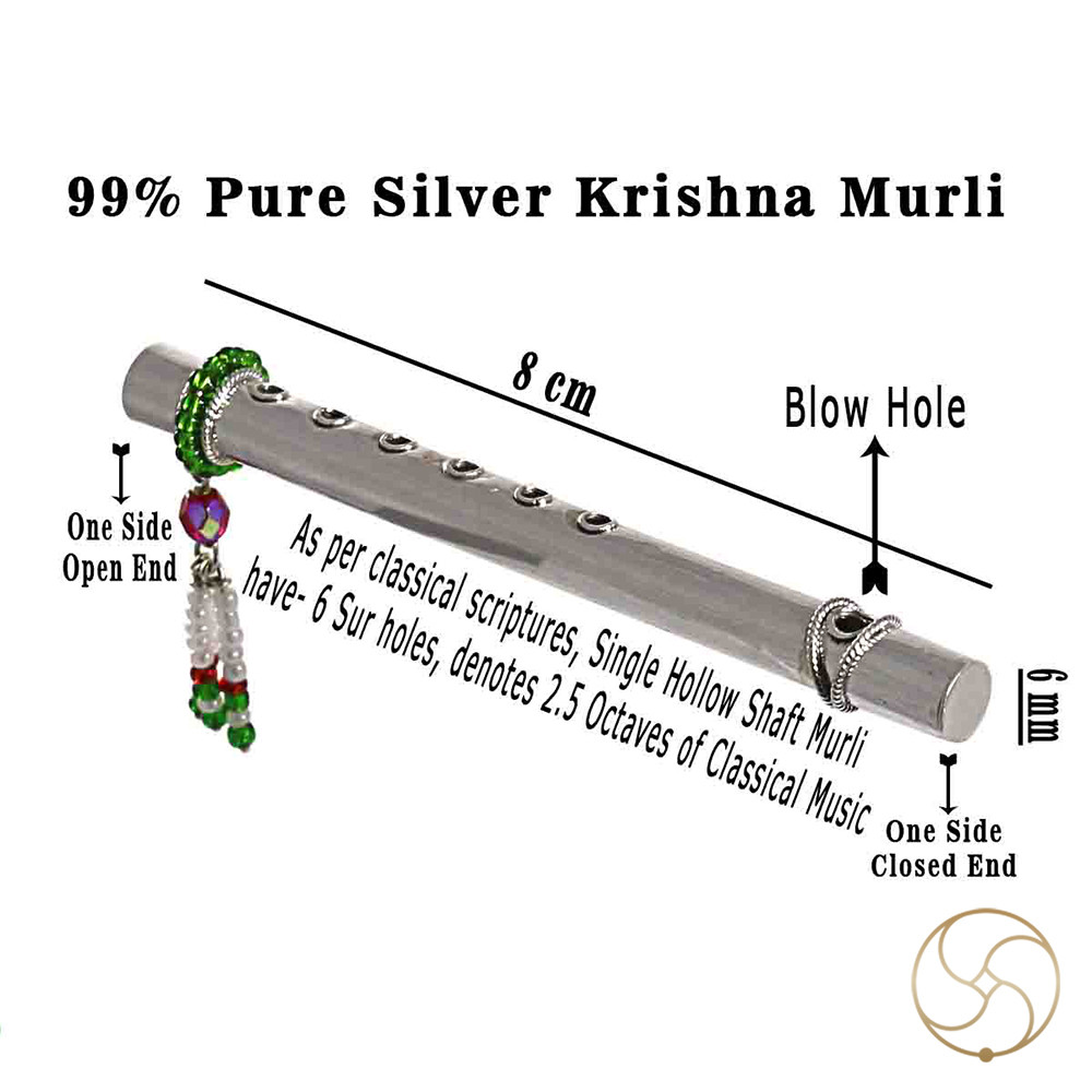 996 Silver Puja Bansuri