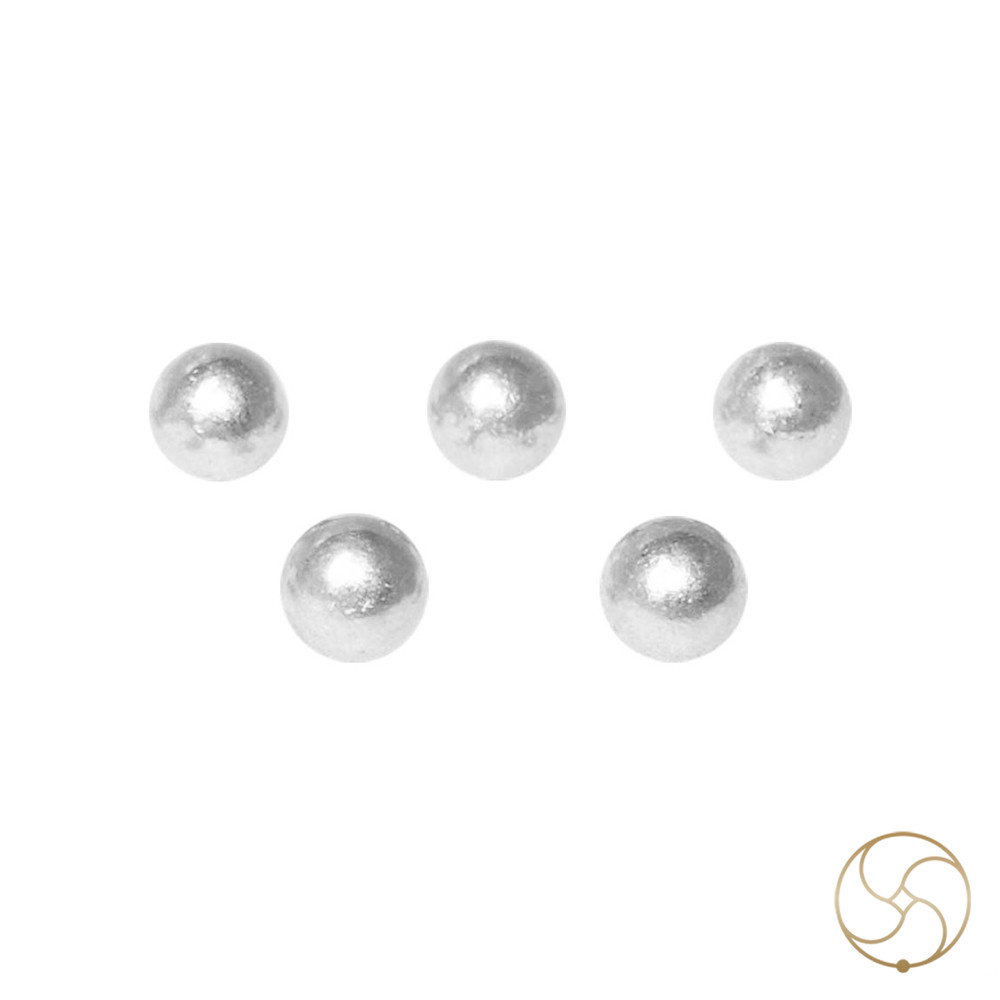 999 Pure Silver Solid Balls 5 Piece