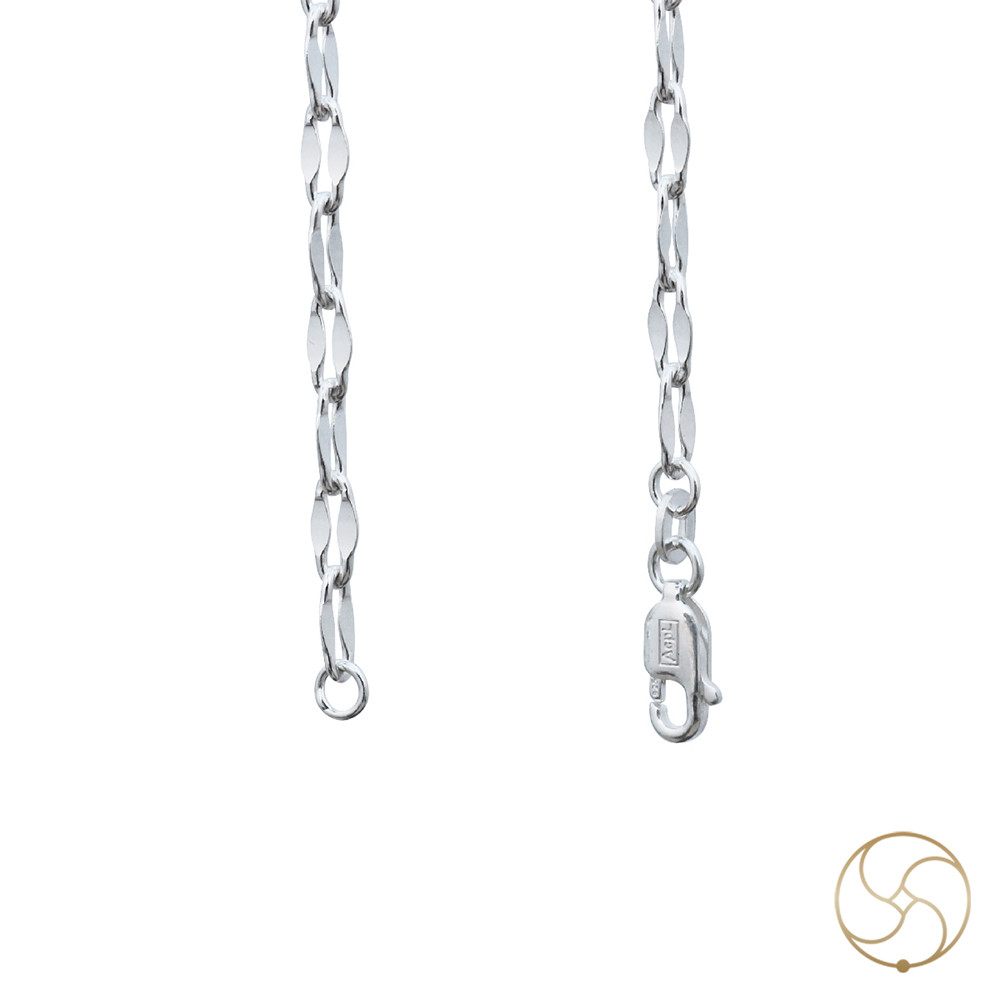 925  Silver Bud Design Chain 554gm -   