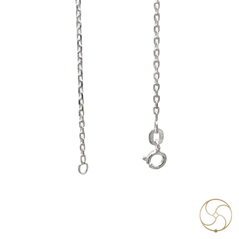925 Silver Zero Design Chain  -   