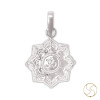 99.6% Silver Shikhar Om Pendant - चाँदी  शिखर ओम लॉकेट