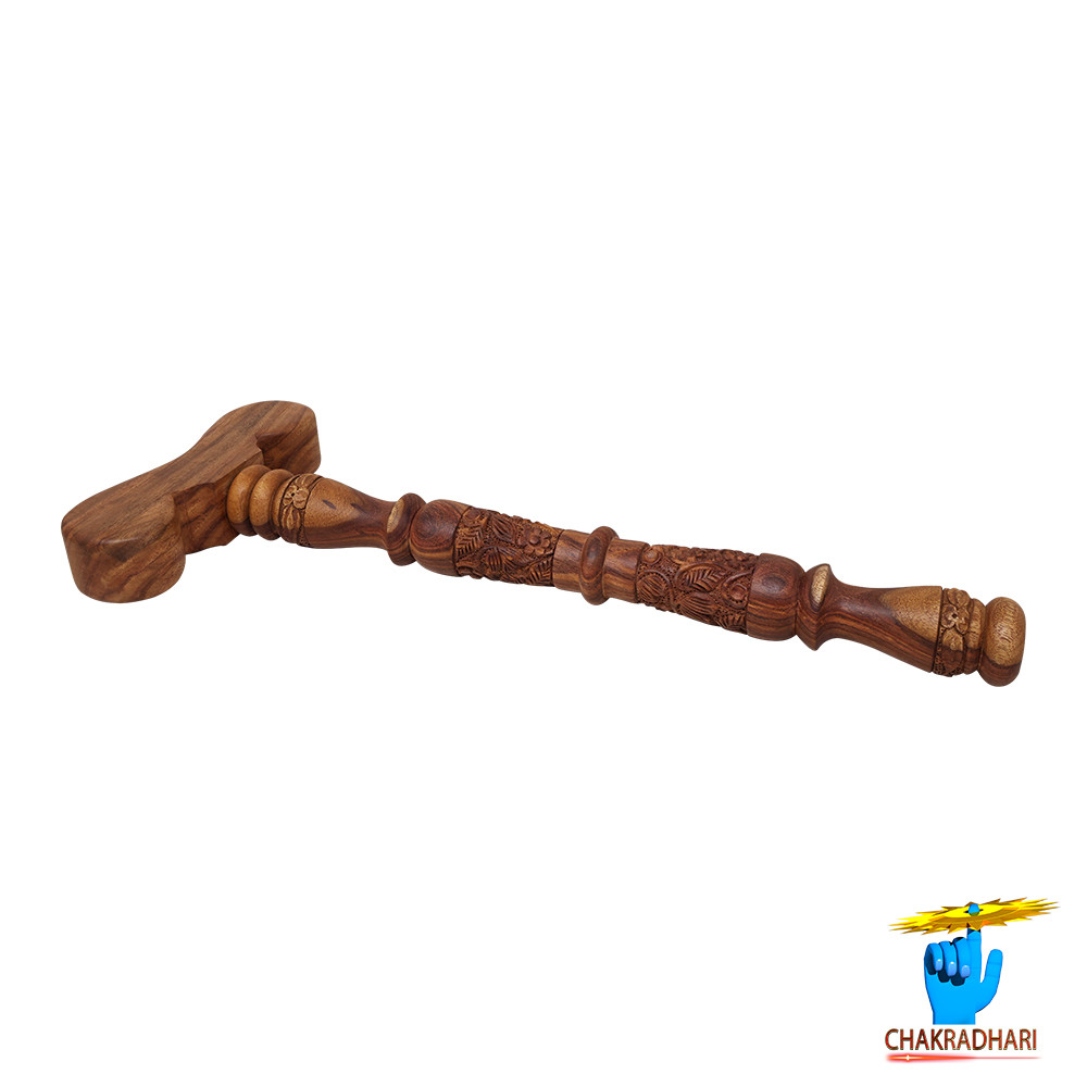 Natural Sheesham Yoga Stick  -    