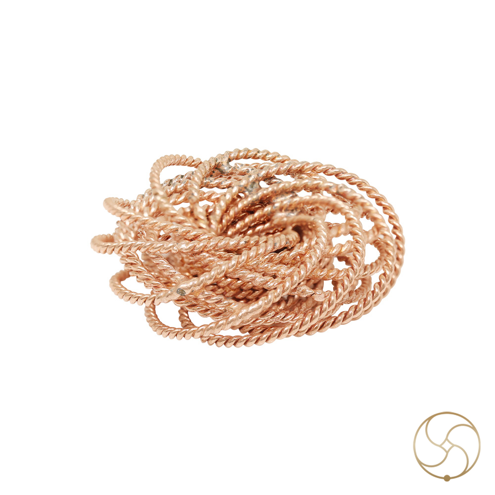 999 Pure Nepaliya Copper Tensor Torus Double Rodin Coil - Double Sided Vortex
