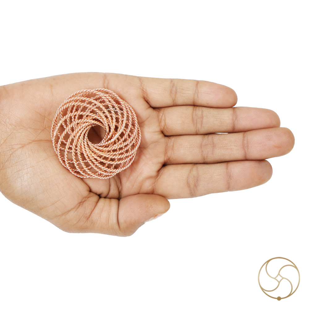 999 Pure Nepaliya Copper Tensor Torus Rodin Coil - One Sided Vortex