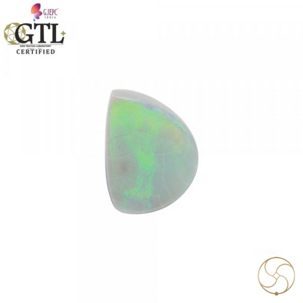 Image of 15.94 Carat Opal Gemstone With Silver Ring and Pendant - ओपल रत्न