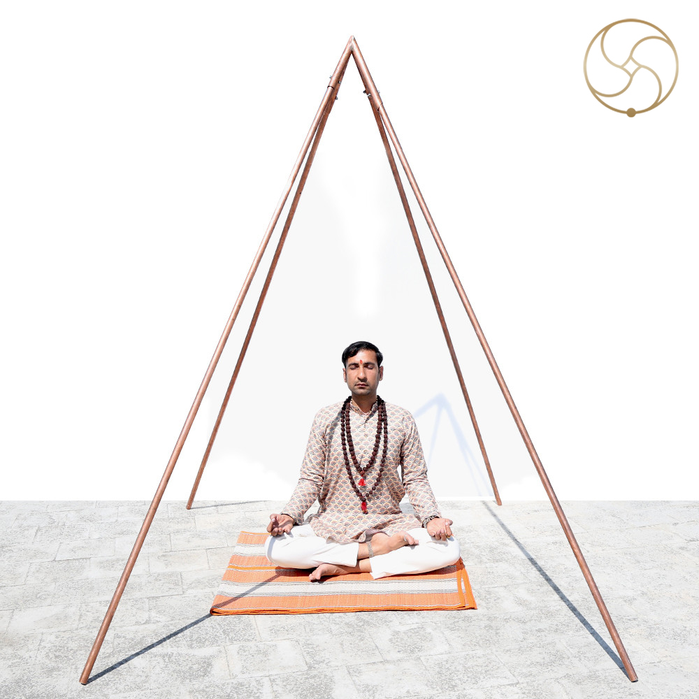 999 Pure Nepaliya Copper Large Meditation Pyramid