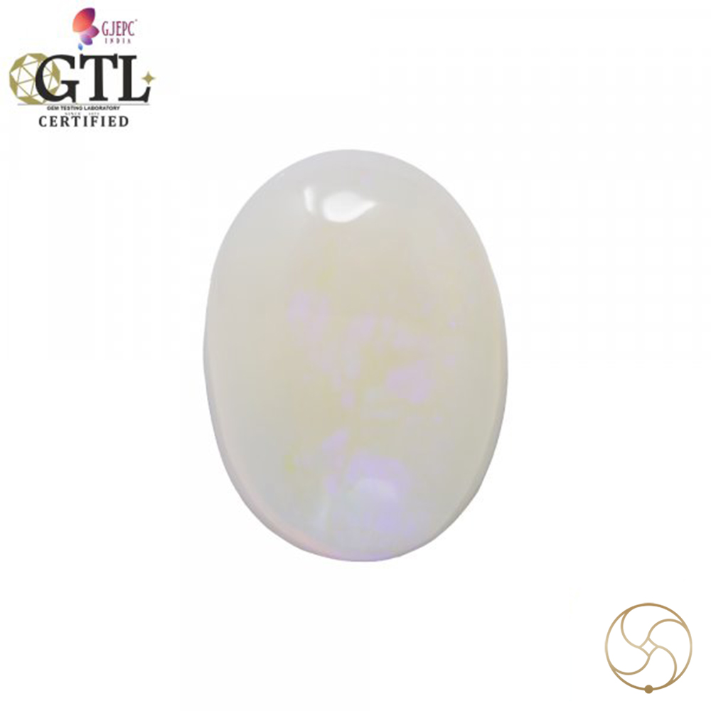 1412 Carat Opal Gemstone With Silver Ring and Pendant -  