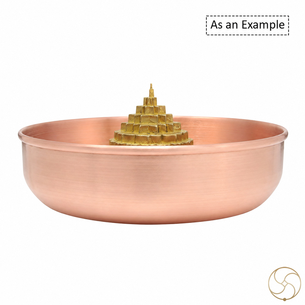 999 Nepaliya Copper Shri Yantra AbhishekBowl - 500ml